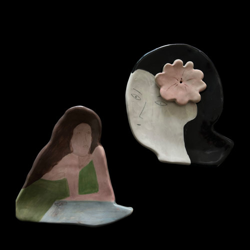 THE WILD x YOKO 人物小盘香插首饰收纳盘创意礼物 - 图3