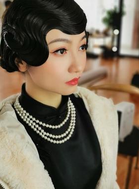 韩版新娘多层珍珠毛衣链长款名媛赫本同款婚纱衬衫旗袍项链配饰女