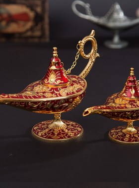 金属合金阿拉丁神灯复古礼品