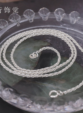 波光粼粼镀银日韩风百搭短项链