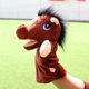 Animal hand puppet toy mouth horse doll parent-child game storytelling cartoon horse glove doll doll