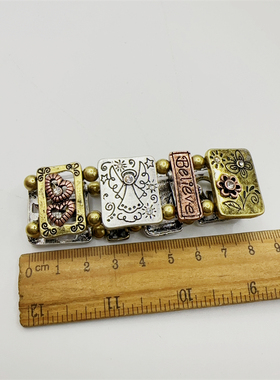 欧美女合金复古手链手镯