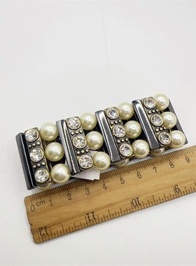 欧美女复古弹力手镯合金