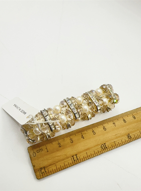 其他女合金合金夸张手镯弹力手链