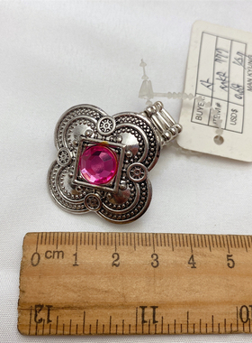 合金弹力开口戒指流行镶钻花朵气质复古港风新款宝石个性ce694