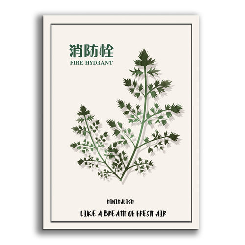 定制消防栓装饰 遮挡画自粘贴纸配电箱消火栓贴画自粘可移除e75 - 图3