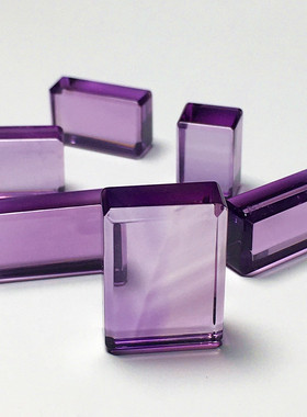 纯天然紫水晶平安无事牌吊坠