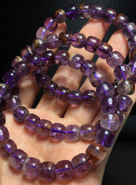 正品紫幽灵老型珠手串轻奢小众