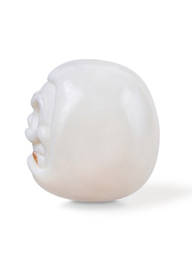 鹿角雕刻配饰达摩蛋文玩手串小吊坠挂件散珠隔珠配珠顶珠diy饰品