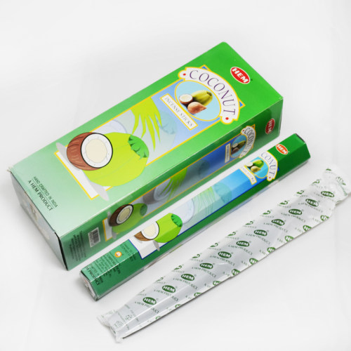 进口HEM印度香熏牛奶椰汁椰子coconut线香衣橱香室内香薰除味持久 - 图0
