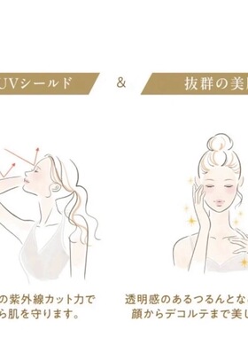 现货～日本专柜奥尔滨Elegance水润保湿隔离防晒50g