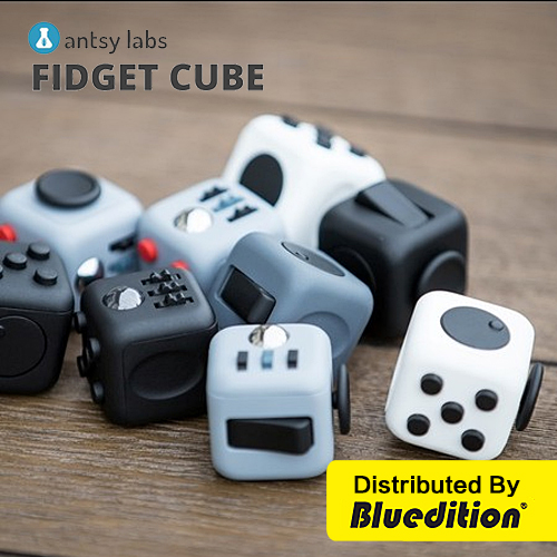 原装绝版fidget cube减压魔方解压骰子神器成人无聊焦虑发泄玩具 - 图0