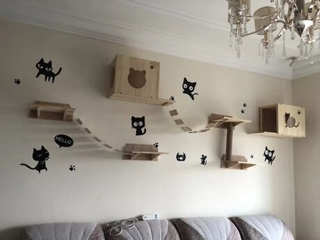 cat wall platforms