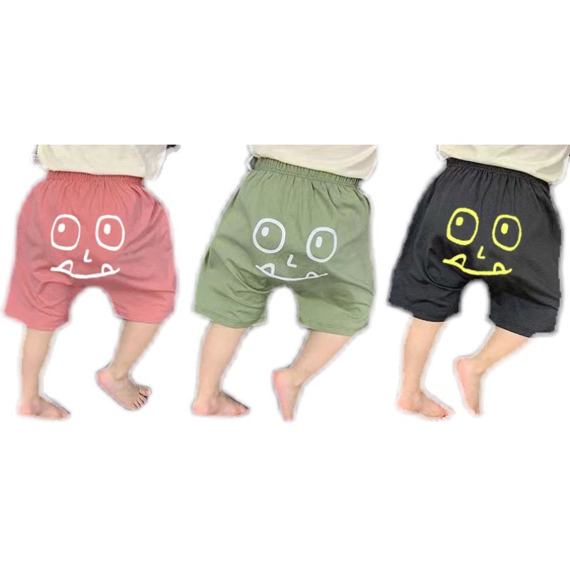 婴幼儿裤子夏天外穿男女儿童宝宝新生儿哈伦裤大屁屁PP裤纯棉中裤,淘宝优惠券,粉丝福利购,淘宝优惠卷