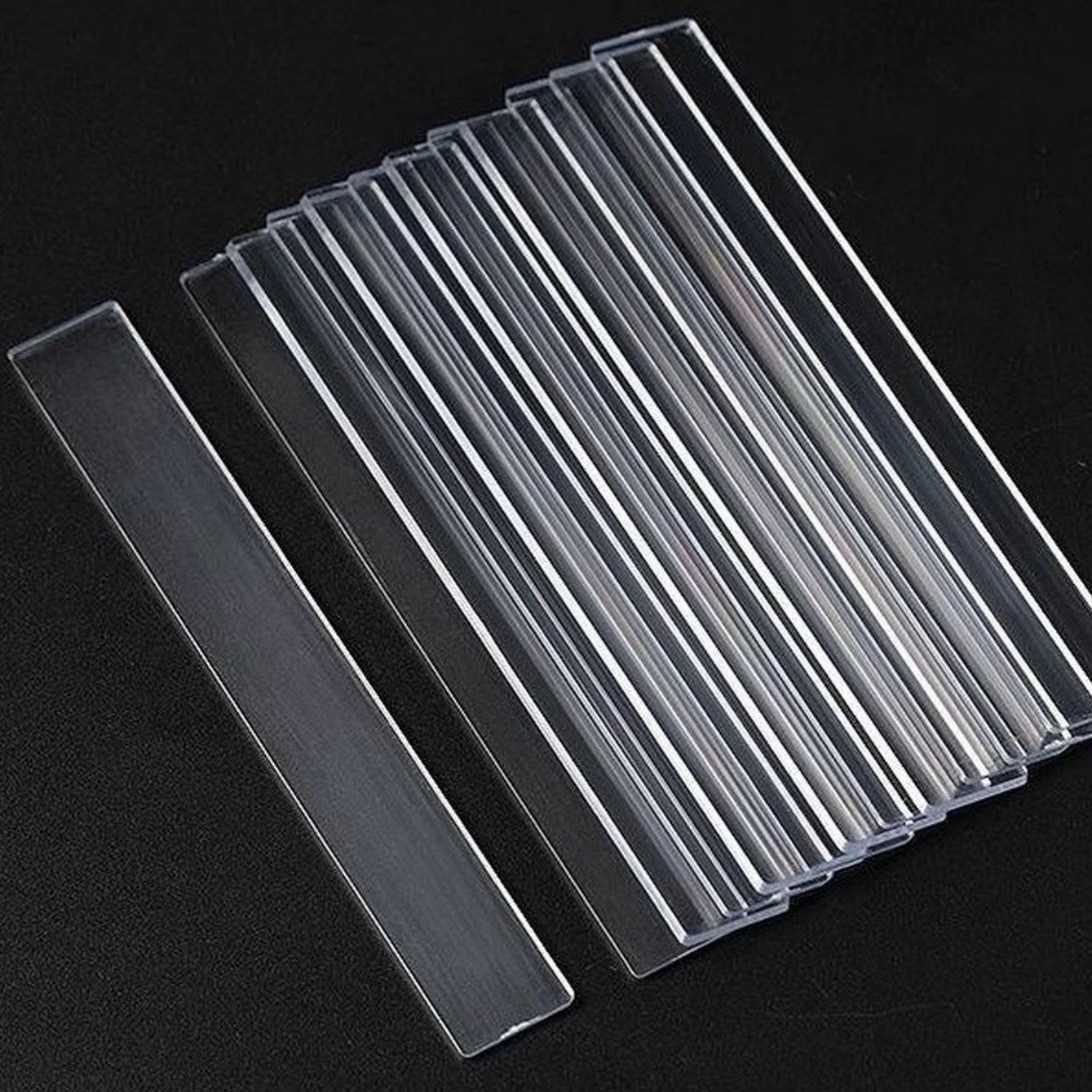 高清透明亚克力定制长条有机玻璃条美甲作品展示透明条样品展示板,淘宝优惠券,粉丝福利购,淘宝优惠卷