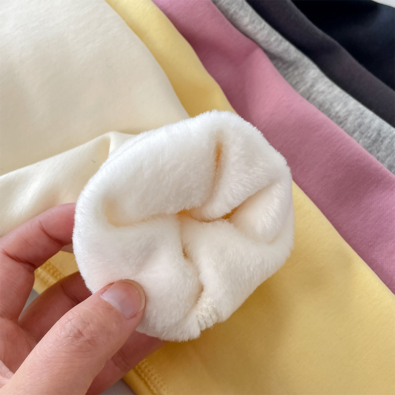 新款男女童儿童秋冬保暖百搭洋气休闲贴身舒适加绒打底裤秋裤A类 - 图2