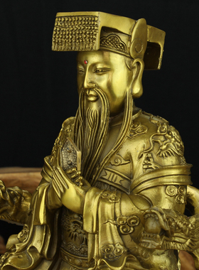 纯铜道家王母娘娘摆件佛像