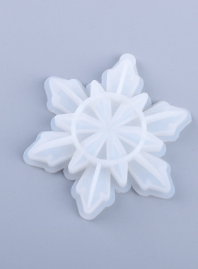 滴胶模具雪花硅胶吊坠模具制作冰雪奇缘雪花挂件