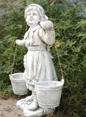 地中海风田园水桶多肉花盆绿植