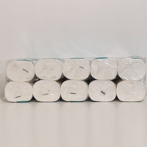 百慧原生木浆卫生纸独立包装20卷压花无芯柔软卷纸厕纸家用实惠装 - 图1