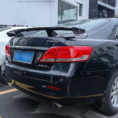 三厢车通用款汽车尾翼改装运动飞机翼免打孔烤漆机甲款pro定风翼 - 图0