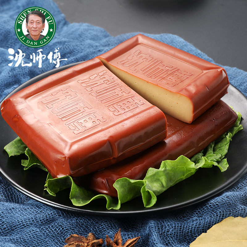 沈师傅鸡蛋干150g/100g餐饮商用整箱鸡蛋豆腐干凉拌小菜休闲零食 - 图1