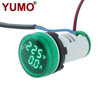 Spot AD101-22VAM with transformer YUMO AC voltage current double display open pore 22mm round