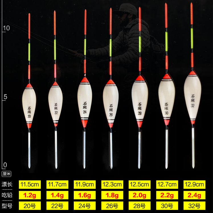 石斑漂小鱼浅水鲫鱼漂冬钓漂草洞草窝冰钓漂溪流漂垂钓鱼短漂浮漂 - 图1