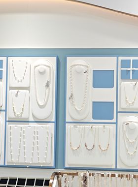 挂墙珠宝展示道具银饰珍珠墙上壁挂式首饰店墙面耳环耳钉壁柜