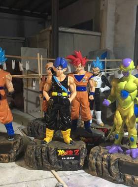 玻璃钢卡通动漫七龙珠模型雕塑