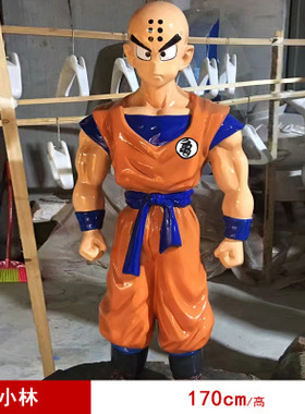 玻璃钢孙悟空七龙珠超级赛亚人