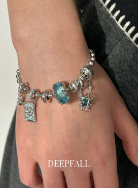 DEEPFALL 【拨云见日】太阳牌官搭手链s925纯银diy 手链可拆卸