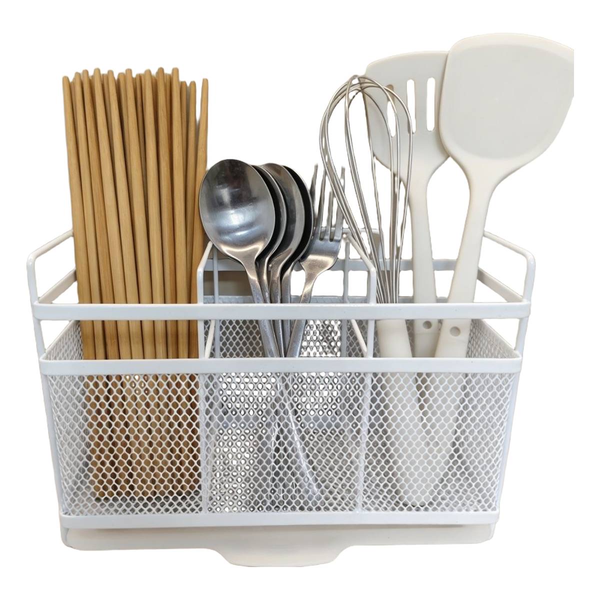 European and American style chopstick storage box household chopstick storage rack kitchen chopstick spoon wall-mounted countertop tube chopstick cage