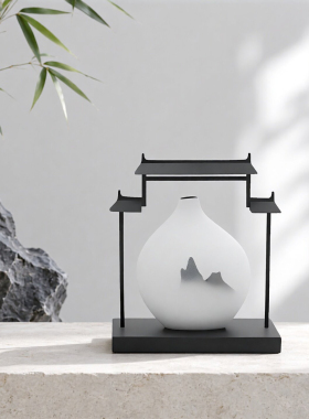 新中式陶瓷花瓶摆件轻奢家居软装饰品清仓特价尾货客厅玄关工艺品