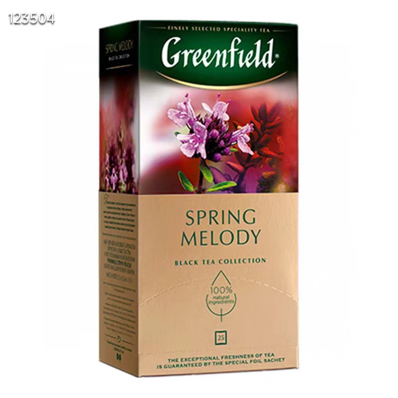 俄罗斯花果茶包Greenfield格林菲德茶红绿茶草本茶礼盒1.5克*25包 - 图2