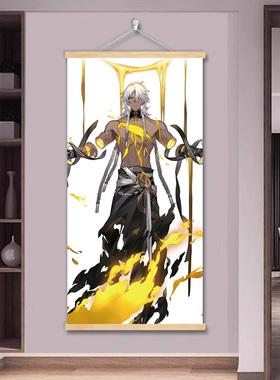 星神立绘挂画崩坏星穹铁道丰饶药师二次元室内挂墙挂轴装饰海报