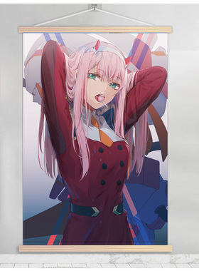 国家队02动漫挂画周边DARLING in the FRANXX二次元宿舍卧室定制