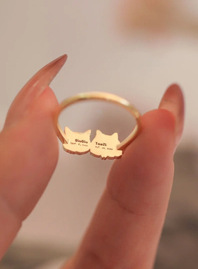 宠物周边定制照片diy戒指