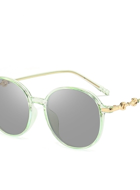 感光变色近视眼镜女款可配度数防蓝光散光变色防紫外线平光近视镜