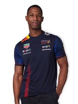2023 Cross-border Hot Sell F1 Red Bull Racing Car Suit Mens Garden Collar T-Shirt Summer Speed Dry Perspiration Breathable Casual Short Sleeves