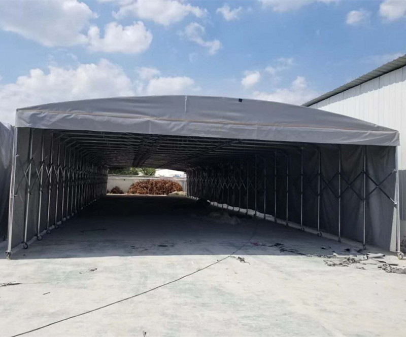 南京遮阳蓬可移动伸缩折叠雨篷安装加工厂家大型电动收缩推拉雨棚