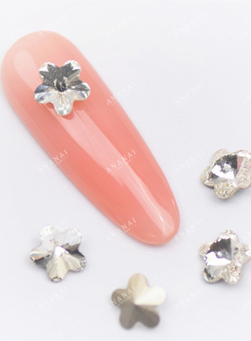 花式石 4744梅花 6MM 001白色   爆闪奥地利DIY