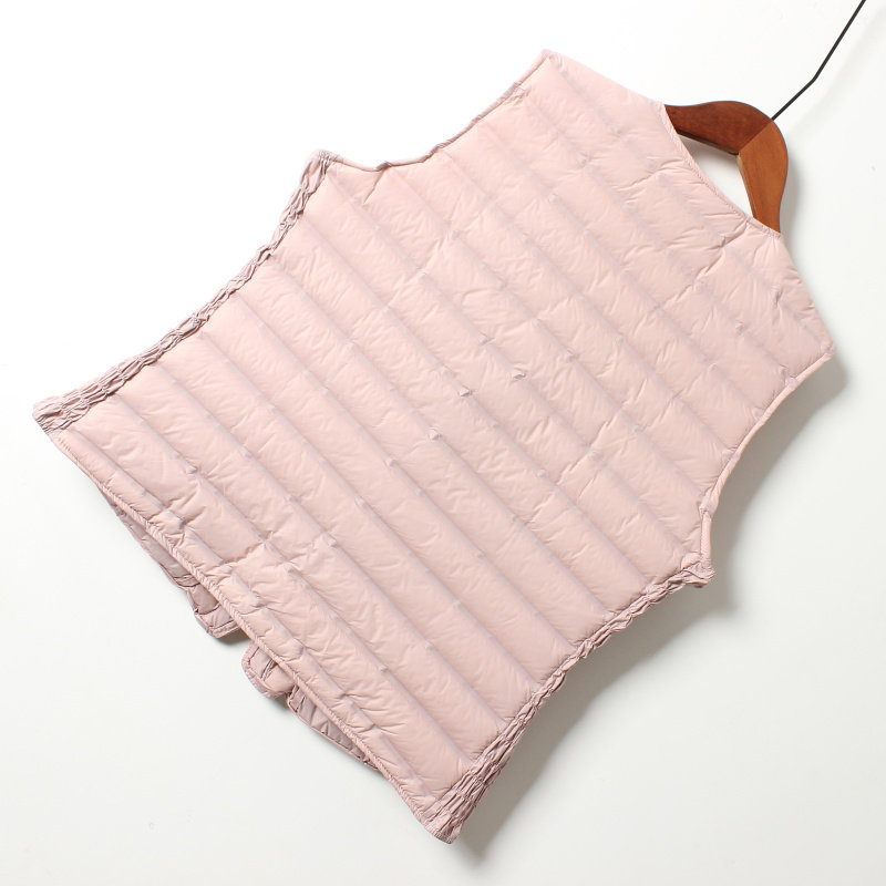 轻薄时尚羽绒内胆女修身纯色背心保暖V领减龄马甲冬打底内衣坎肩,淘宝优惠券,粉丝福利购,淘宝优惠卷