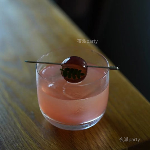 日式圆形水晶玻璃酒杯威士忌杯古典杯调酒杯鸡尾酒杯特调咖啡杯子 - 图0
