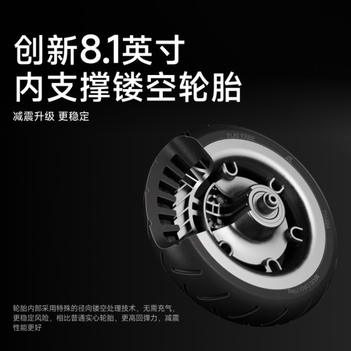 九号Ninebot电动滑板车E2plus升级短途便携代步可折叠减震两轮车 - 图3