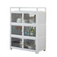 Aluminum alloy cabinet simple multifunctional tempered glass