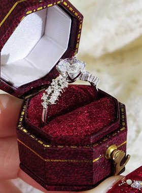 满天繁星1st高碳钻石戒指