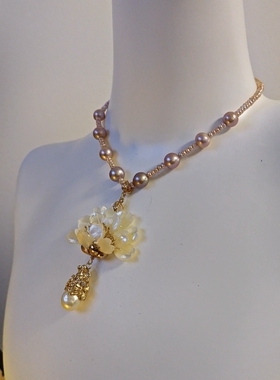 【琅华妙】云轻阁复古璎珞项圈颈链结婚新娘唐风项链汉服配饰