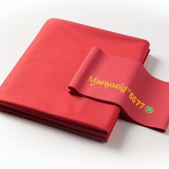 Domestic Manyang high-end tablecloth 6677 color Chinese black eight tablecloth Tainey Australian wool Tainey tablecloth billiard table