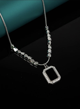 姿茉钛钢钛钢蛇骨链女